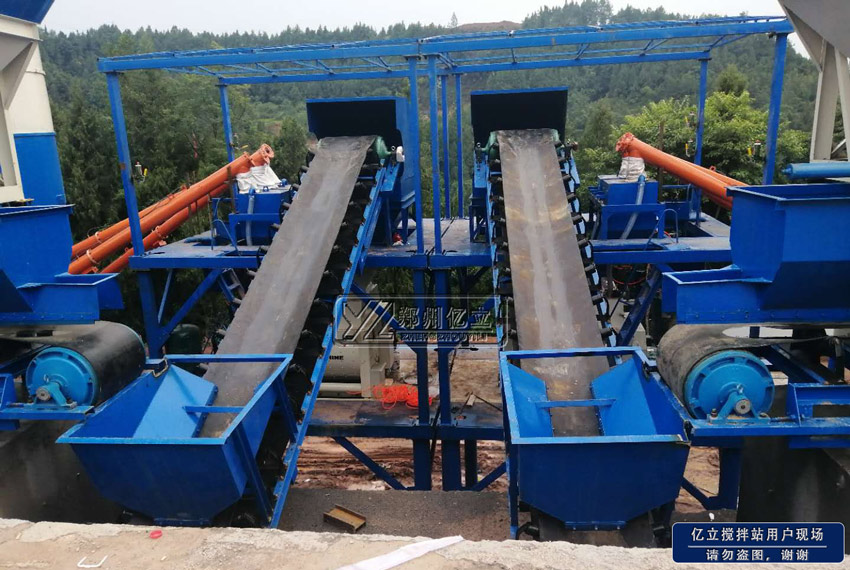 混凝土攪拌站輸送機(jī)細(xì)節(jié)圖