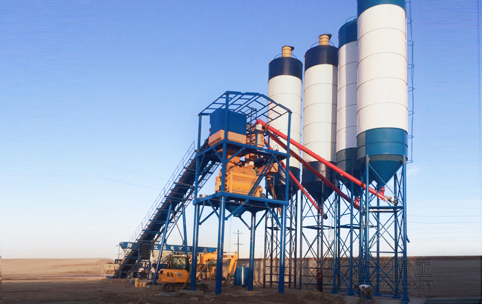 攪拌站設(shè)備用戶現(xiàn)場實拍_外有“美”_內(nèi)有“涵”