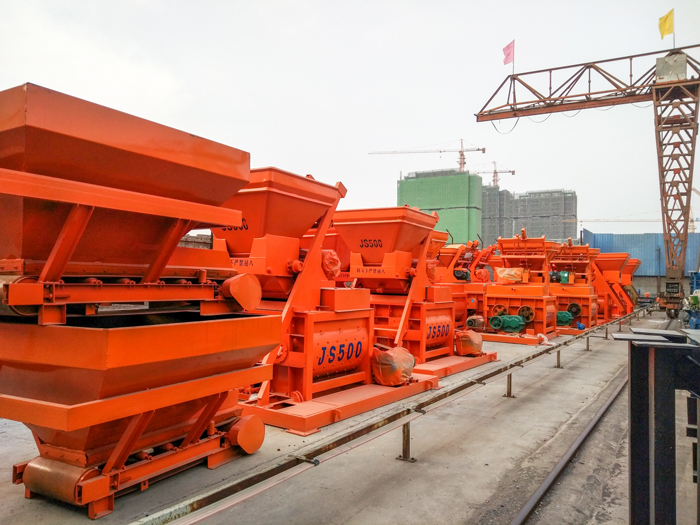 JS500混凝土攪拌機_小型25站設備主機_攪拌機廠家直供