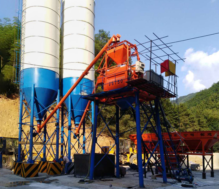 35混凝土攪拌站_750強制混凝土攪拌主機