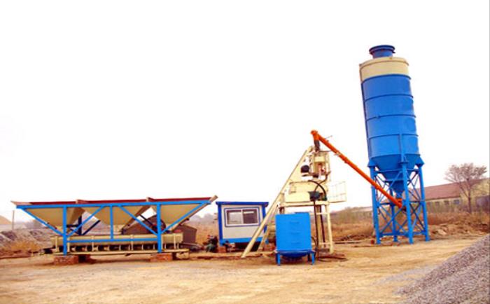 攪拌站設(shè)備現(xiàn)場