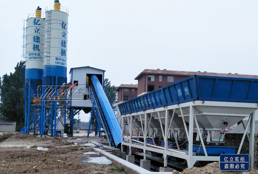 混凝土攪拌站客戶(hù)現(xiàn)場(chǎng)高清大圖