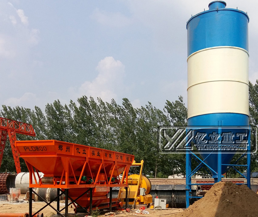 25混凝土攪拌站用戶現場