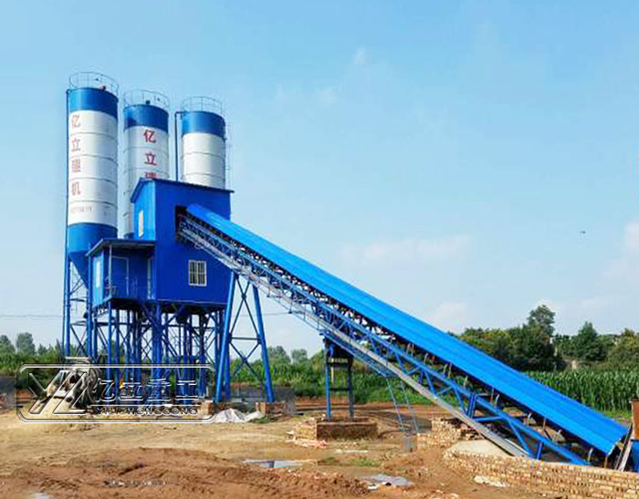 120混凝土攪拌站側(cè)邊實(shí)拍圖 怎么看都不怕