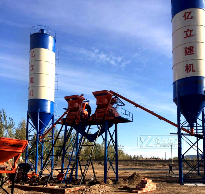 工程混凝土攪拌站案例現(xiàn)場實(shí)拍_位于北京_歡迎參觀！