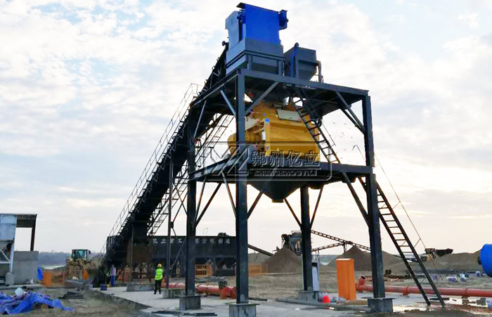 JS系列混凝土攪拌機(jī)現(xiàn)場實(shí)拍