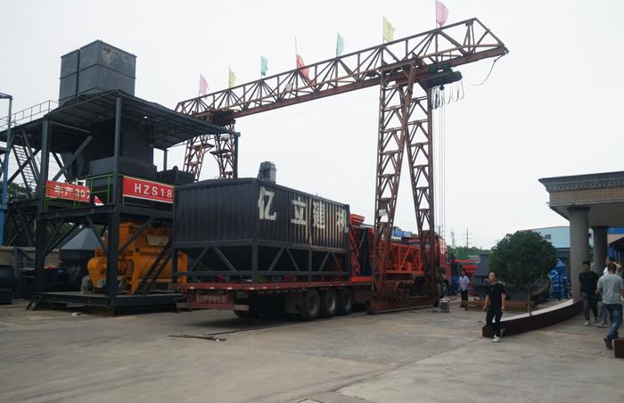 混凝土攪拌站設備發(fā)貨